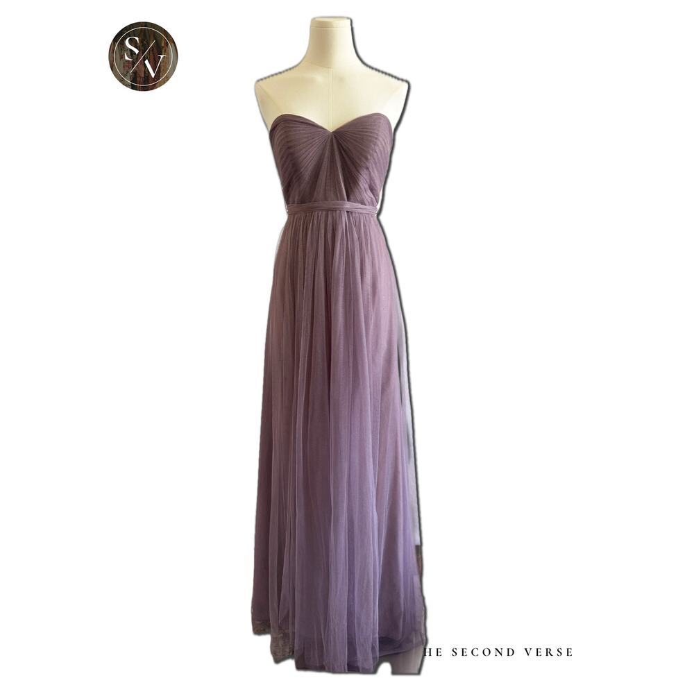 Jenny Yoo Collection BHLDN Anthropologie Annabelle Convertible Dress Size 6 - Picture 3 of 8